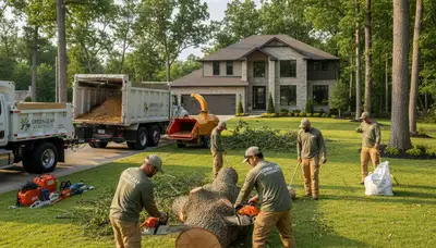 Professional lawn care and tree removal service in Omaha, NE keeping lawns healthy year-round