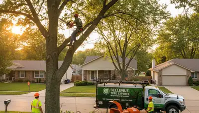 Professional tree removal service in Omaha, NE by certified arborists at Tree Trimming Omaha NE