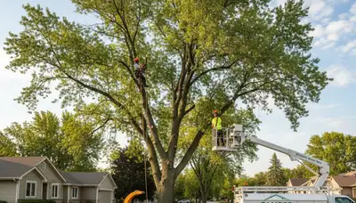 Professional tree removal service in Omaha NE by certified arborists at Tree Trimming Omaha