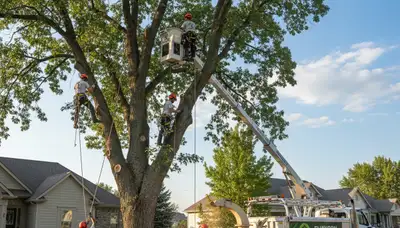 Professional tree removal service in Omaha NE by certified arborists at TreeTrimmingOmahaNE.com