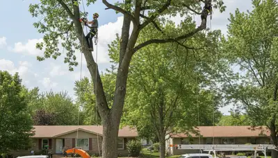Professional tree removal service in Omaha NE by certified arborists at TreeTrimmingOmahaNE.com