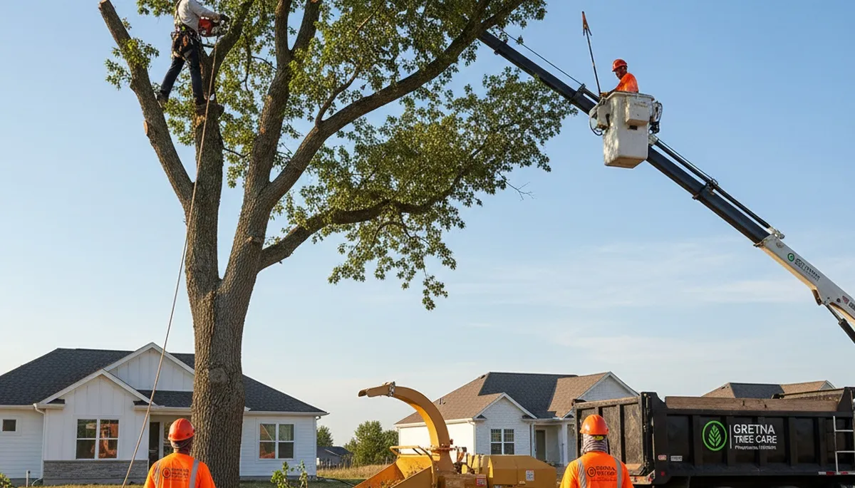 Professional tree removal and trimming service in Omaha, NE by certified arborists