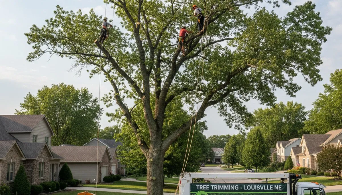 Professional tree removal service in Omaha NE by certified arborists at TreeTrimmingOmahaNE
