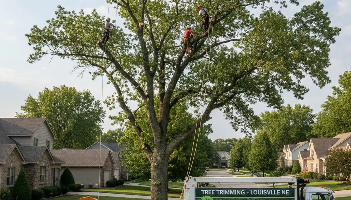 Professional tree removal service in Omaha NE by certified arborists at TreeTrimmingOmahaNE