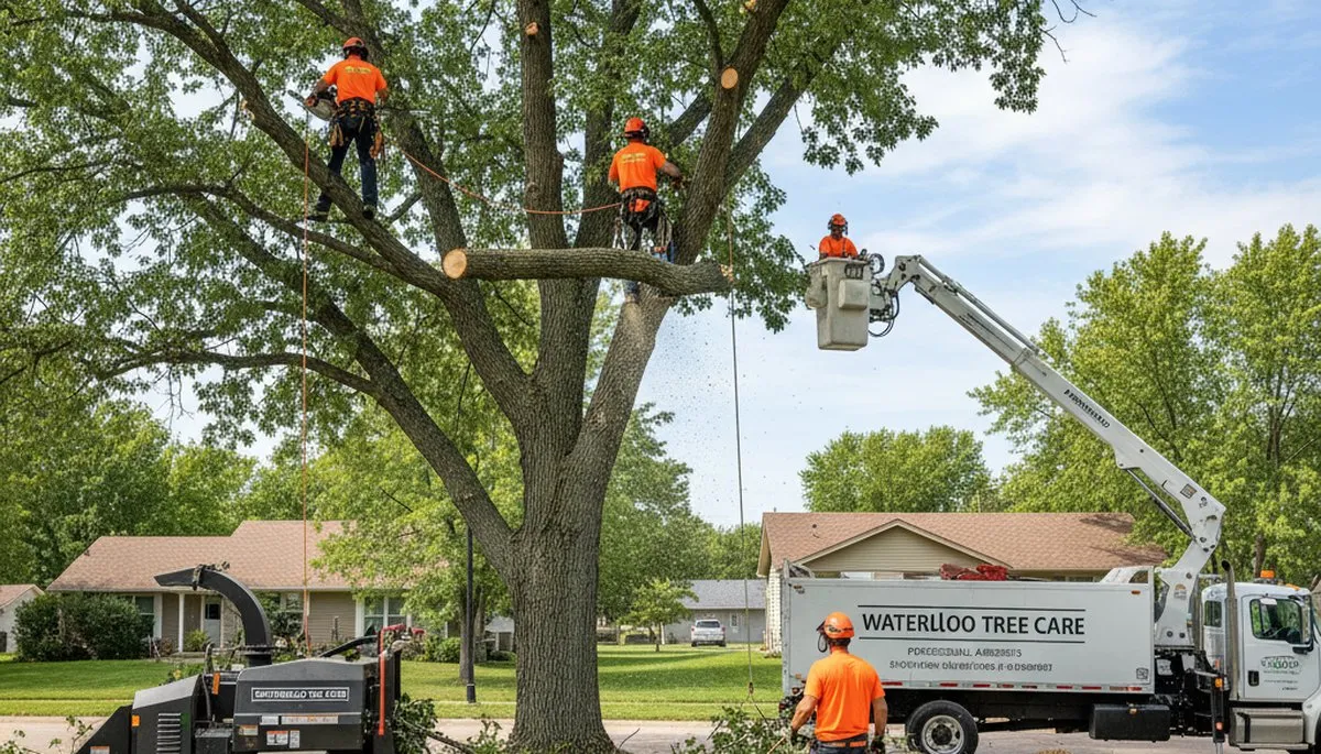 Professional tree removal service in Omaha NE by certified arborists at TreeTrimmingOmahaNE