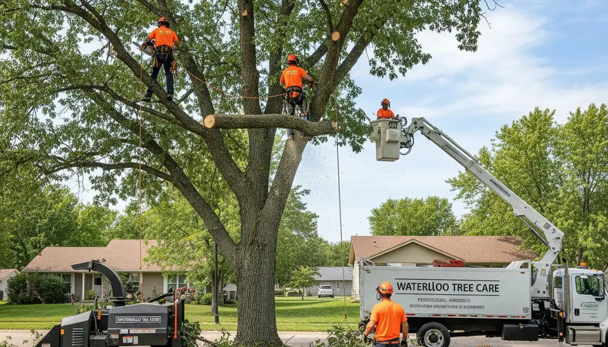 Professional tree removal service in Omaha NE by certified arborists at TreeTrimmingOmahaNE